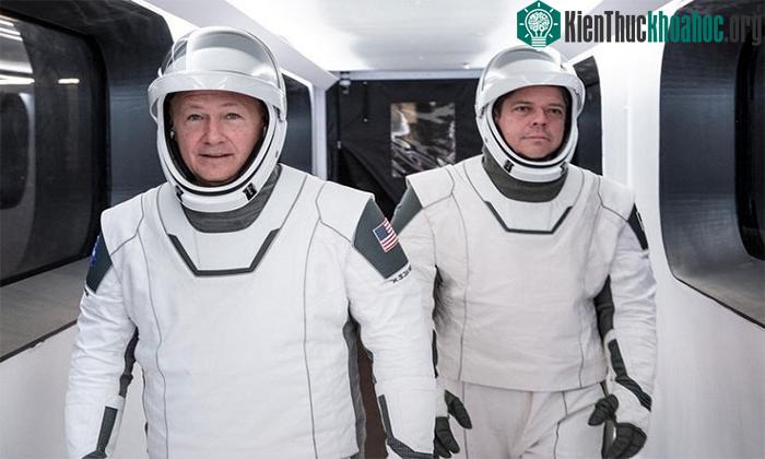Phi hành gia Behnken và Hurley.