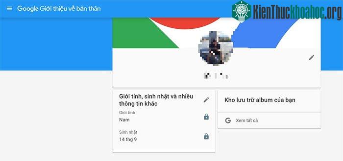 Thay đổi cũng như tùy chọn công khai thông tin hay không ở mục giới thiệu về bản thân. (Ảnh chụp màn hình).