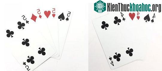 Nếu quân 4 cơ có trái tim màu đen, bạn sẽ nghĩ ngay nó là lá 4 bích mà không nghi ngờ gì.