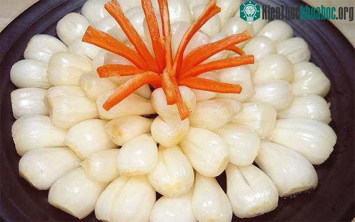 Sử dụng củ kiệu để chữa bệnh sẽ rất hiệu quả.