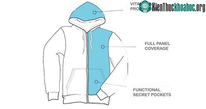Thiết kế của áo Wonder Hoodie giúp bảo vệ thêm phần đầu trước những vụ nổ súng.