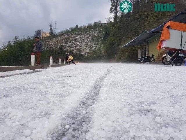 Mưa đá ở Lai Châu