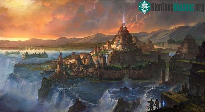 Theo Plato, Atlantis là một hòn đảo sở hữu rất nhiều những ngọn núi ở phía bắc.