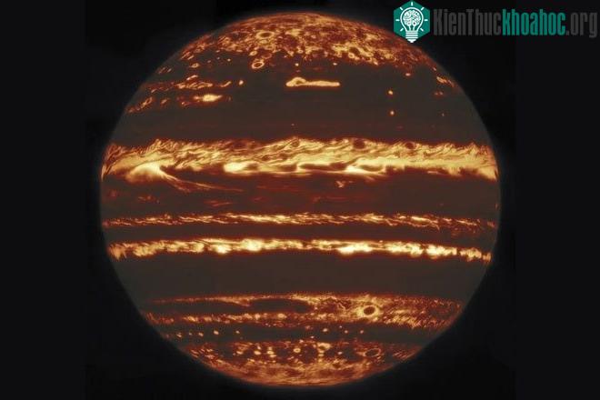 Bức ảnh độ phân giải cao giúp giải đáp nhiều bí ẩn của Mộc Tinh. (Ảnh: International Gemini Observatory).