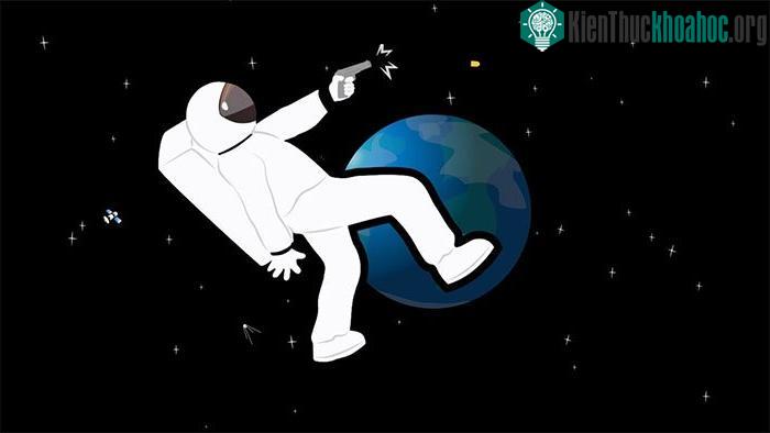 Sau phát bắn, viên đạn sẽ tiếp tục di chuyển trong không gian mãi mãi.