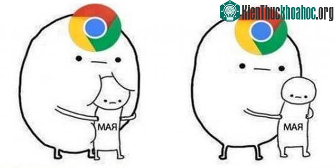 Chrome bị tiếng là "ăn" RAM đến nỗi rất nhiều hình ảnh chế về vấn đề này được sáng tạo ra.