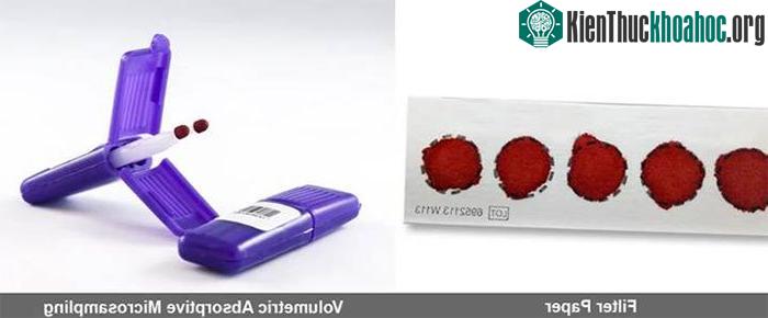 Phương pháp sử dụng giấy lọc và kính hiển vi.