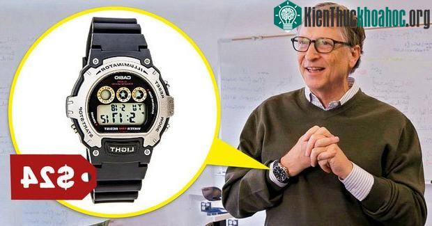 Bill Gates - người giàu thứ 2 thế giới cũng rất chuộng các thương hiệu rẻ tiền.