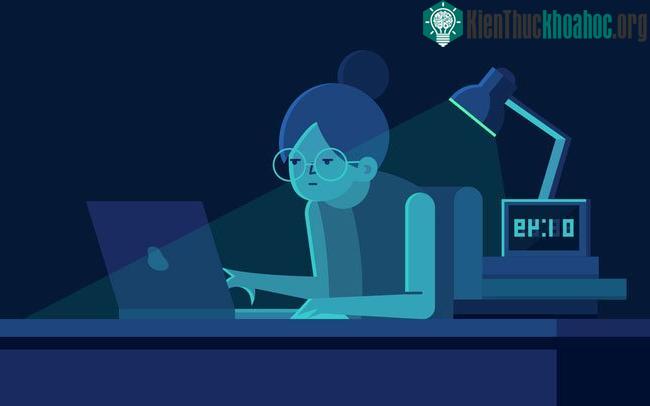 Thức quá khuya, phòng ngủ không đủ tối