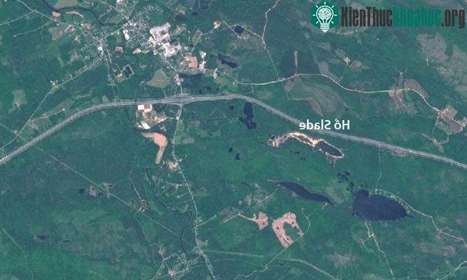 Ảnh vệ tinh của hồ Slade ngày 17/6/2020.