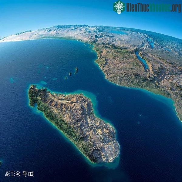 Đảo Madagascar treo lơ lửng ở Ấn Độ Dương.