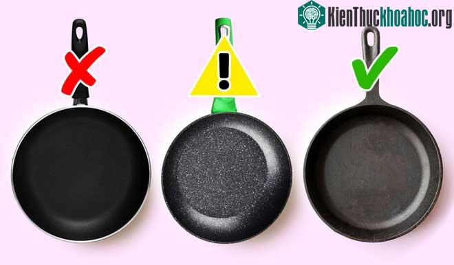 Sử dụng chảo chống dính ở nhiệt độ cao
