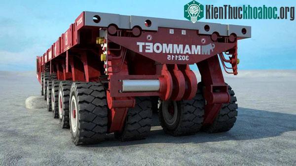 Một phương tiện vận chuyển mô-đun tự hành (SPMTs)