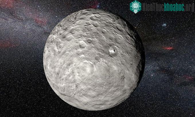 Hành tinh lùn Ceres là vật thể lớn nhất trong vành đai tiểu hành tinh.