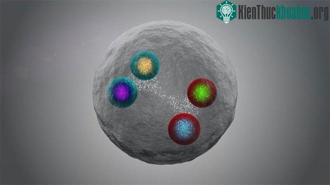 Hạt quark thường kết hợp với nhau thành một nhóm 2 hay 3 hạt gồm các proton và neutron, tạo thành hạt tổ hợp hay còn gọi là các hadron. (Ảnh: Independent).
