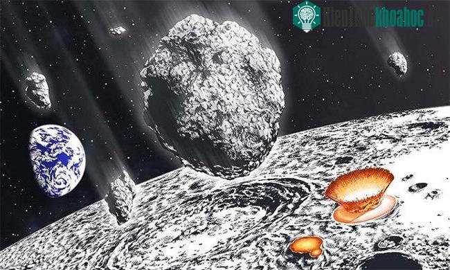 Mô phỏng trận mưa thiên thạch cách đây 800 triệu năm.
