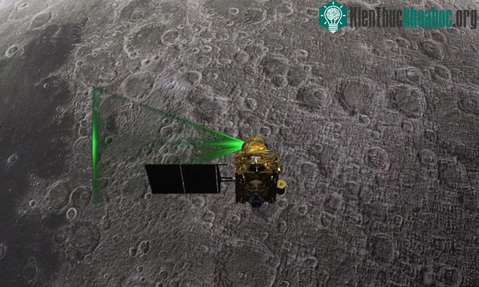 Tàu vũ trụ Chandrayaan-2 hoạt động trên quỹ đạo Mặt trăng.