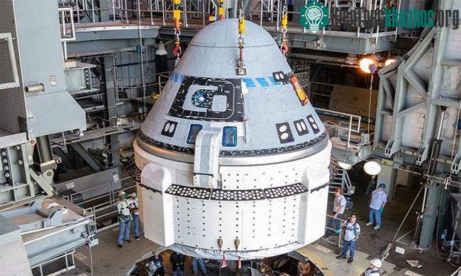 Tàu Starliner tại cơ sở chế tạo của Boeing.
