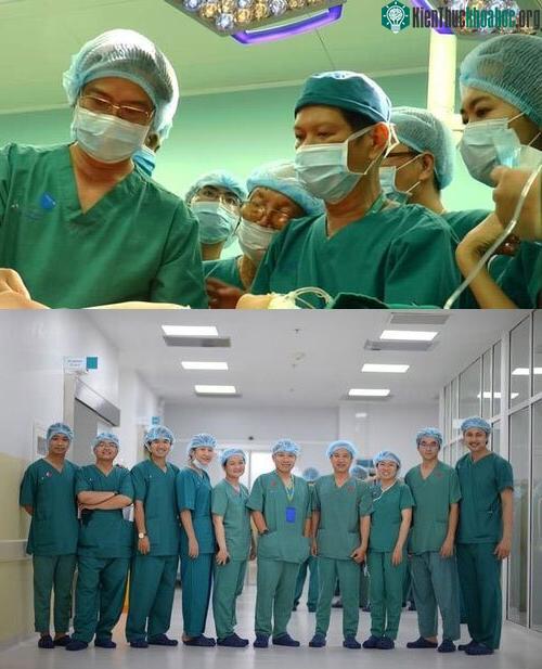 Các stick dán trên người bác sĩ.
