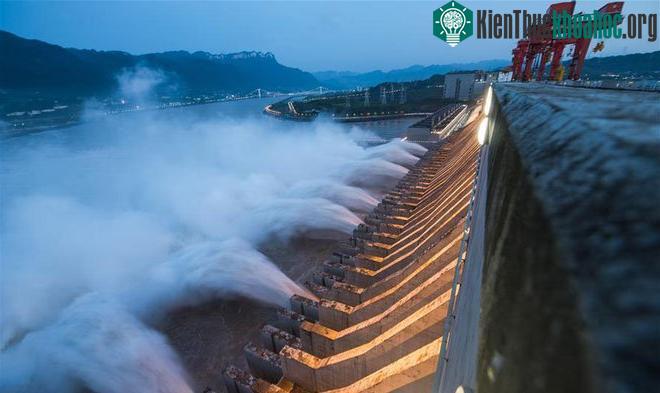 Hồ chứa Tam Hiệp được thiết kế để ngăn các đợt lũ lớn ở thượng nguồn sông Dương Tử.