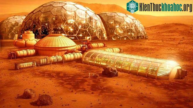 Viễn cảnh thuộc địa hóa sao Hỏa của người Trái đất.