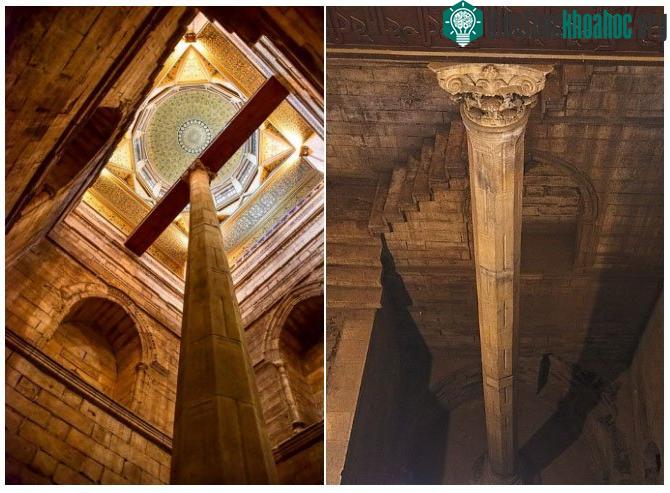 Nilometer đơn giản nhất là một cột trụ được cắm xuống sông, với các vết khắc thể hiện mực nước.