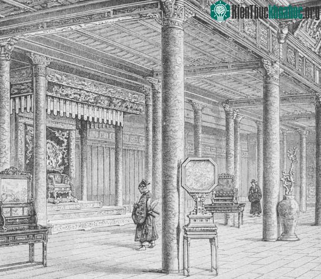Đại điện trong kinh thành Huế.