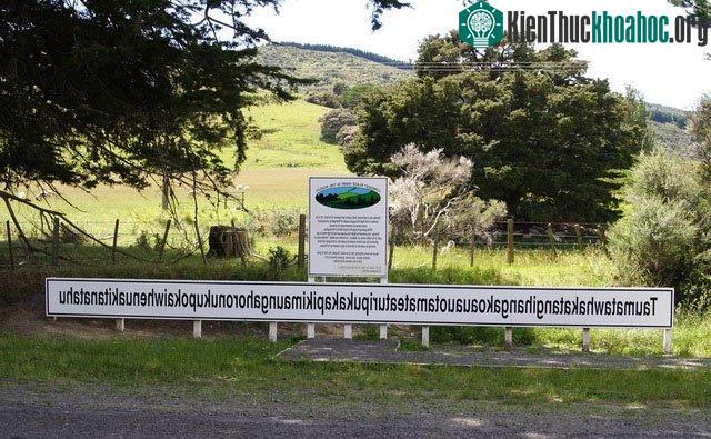 Một ngọn đồi ở New Zealand sở hữu tên gọi dài nhất thế giới, với 85 ký tự.