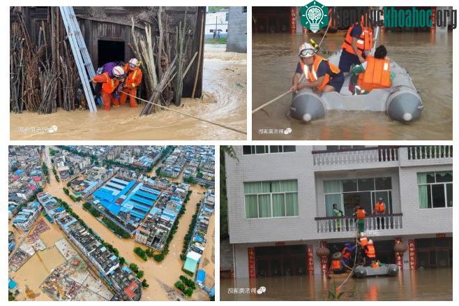 Những hình ảnh đáng sợ về cơn "đại hồng thủy" ở miền Nam Trung Quốc ảnh 6