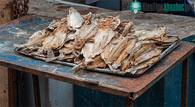Cá muối Trung Quốc bị xếp vào nhóm thực phẩm gây ung thư cấp độ một.