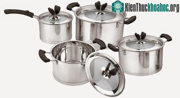 Nồi chảo cũng là đồ gia dụng thường được làm từ inox 304.