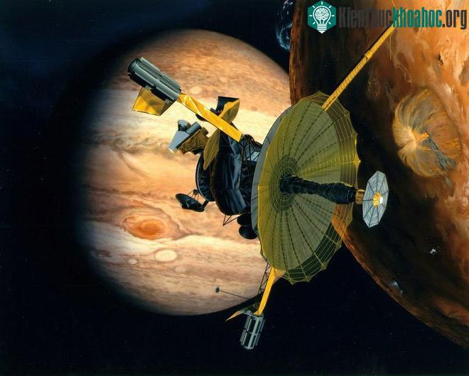Hình minh họa tàu Galileo.