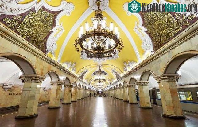 Nhà ga Komsomolskaya, Moscow, Nga