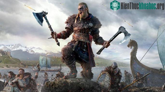 Hình ảnh về người Viking trong một bộ phim.