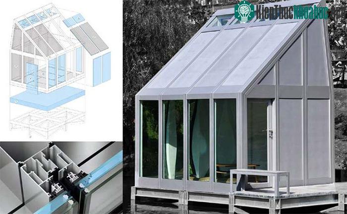 Nguyên mẫu nhà sử dụng WFG tại Đài Loan.