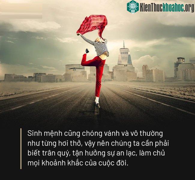 Hãy sống thật tốt, bình thản giản đơn sống vui vẻ những ngày còn lại của cuộc đời bạn nhé.