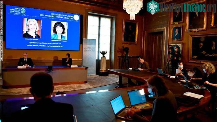 Giải Nobel Hóa học năm 2020 được công bố tại Stockholm (Thuỵ Điển) vào ngày 7/10