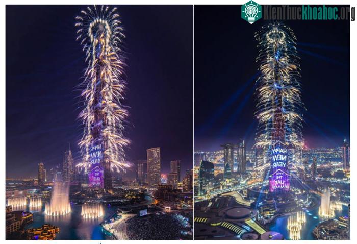 Chương trình đón năm mới Emaar NYE 2019 tại Burj Khalifa tiếp tục lập 2 kỷ lục Guiness