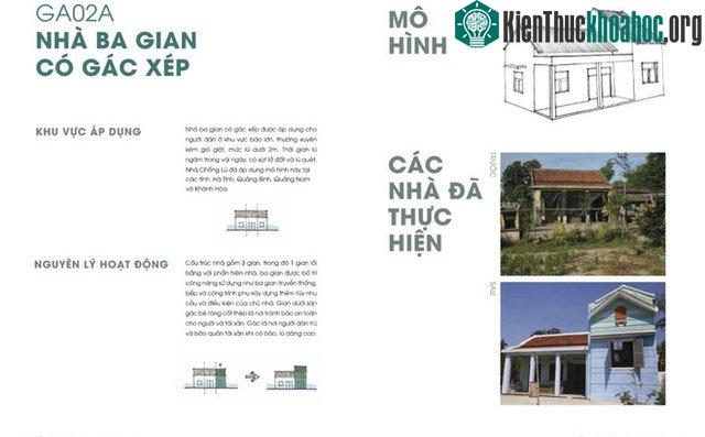 Nhà ba gian có gác xép