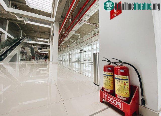 Hệ thống PCCC được trang bị khắp nơi để sẵn sàng ứng biến tại chỗ khi xảy ra sự cố