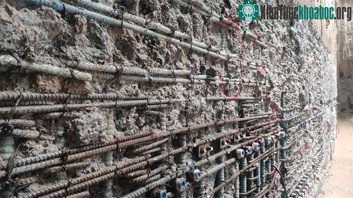 Hiện nay, các đơn vị thi công đã đào xong tầng âm thứ hai của ga ngầm S9-Kim Mã