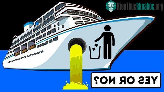 Nước thải trên tàu được xử lý kỹ càng nhằm đảm bảo không gây hại với hệ sinh thái biển.