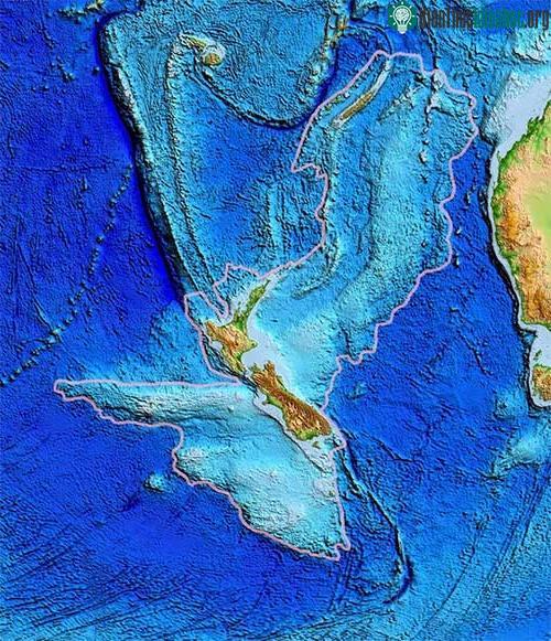 Bản đồ lục địa Zealandia