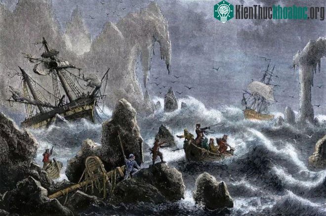 Đoàn thám hiểm đã bị mắc kẹt trên một hòn đảo hoang giữa Nga và Alaska.