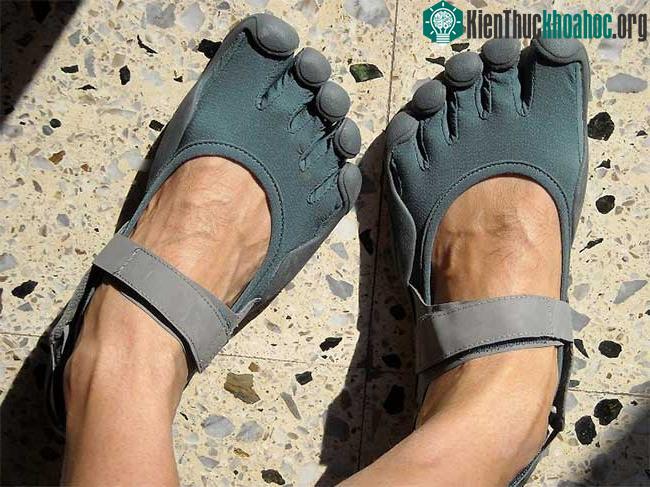 Một đôi giày tối giản mang thương hiệu Vibram Five Finger