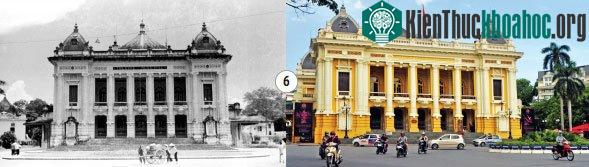 Nhà hát Lớn Hà Nội xưa và nay.