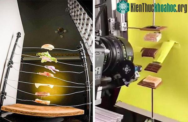 Hoặc tự sắp xếp bánh sandwich thành nhiều lớp và các món tráng miệng một cách hoàn hảo