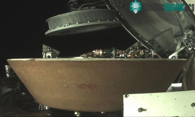 Khoang chứa mẫu vật của tàu Osiris-Rex.