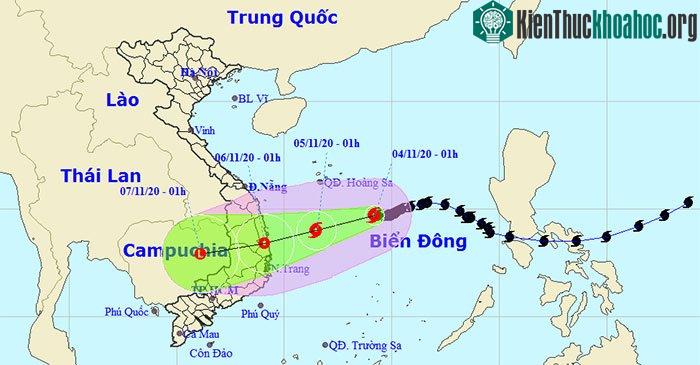 Bão số 10 giật cấp 10, cách quần đảo Hoàng Sa khoảng 330km ảnh 0