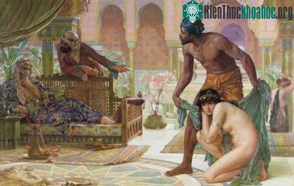 Đối tượng mua nữ nô da trắng là giới quý tộc châu Phi và Trung Đông.